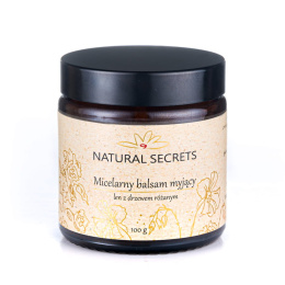 NATURAL SECRETS Micellar Cleansing Balm - Linen with Rosewood 100 g