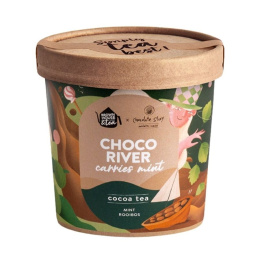 BROWN HOUSE&TEA CHOCO RIVER CARRIES MINT - tea from cocoa shells with additives 60g