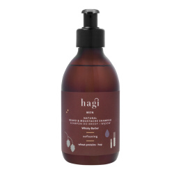 HAGI Natural Shampoo for Beard and Moustache WHISKY BARBER 300 ml