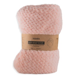 MOHANI Turban - ręcznik do włosów z mikrofibry - różowy