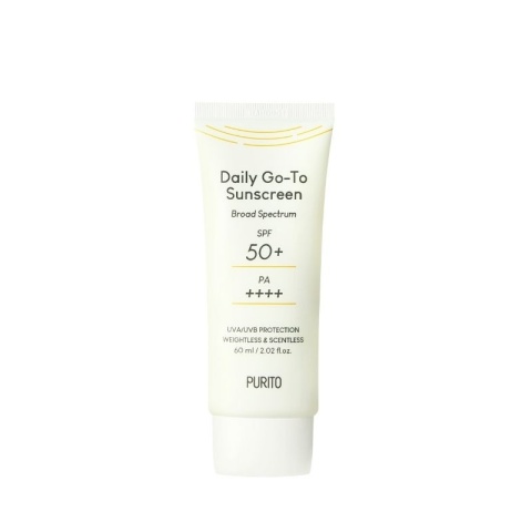 Purito Daily Go-To Sunscreen SPF 50+ PA++++, Codzienny krem przeciwsłoneczny, 60 ml