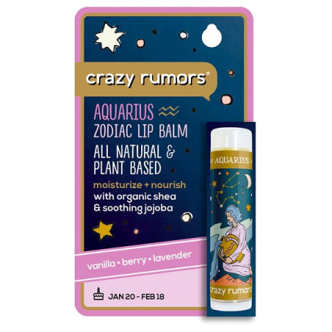 CRAZY RUMORS Naturalny balsam do ust - Wodnik