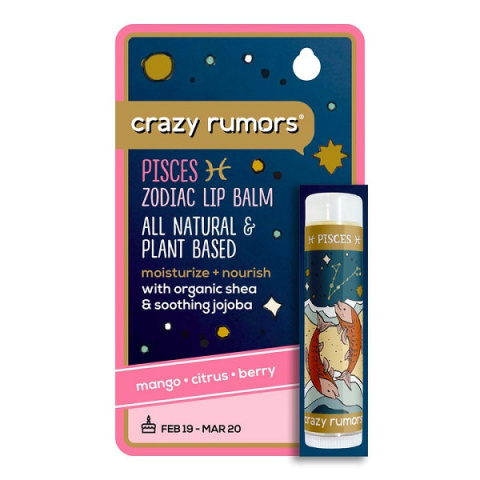 CRAZY RUMORS Natural Lip Balm - Pisces