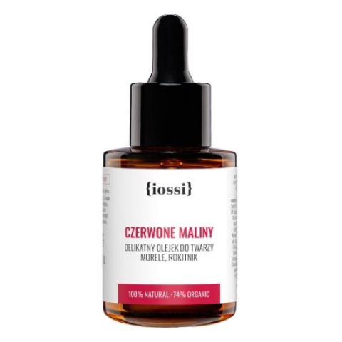 IOSSI Czerwone Maliny Delikatny olejek do twarzy 30 ml