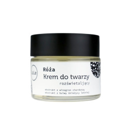 LA-LE Krem do twarzy rozświetlający - różany 50 ml