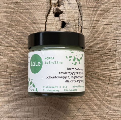 LA-LE Krem do twarzy ze spiruliną KOREA 60 ml