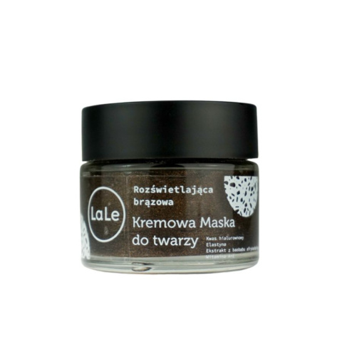 LA-LE Creamy Face Mask-Illuminating Brown 50ml